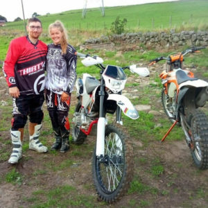 couples off road motorbike experience