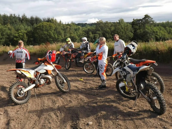 group enduro weekend in scotland